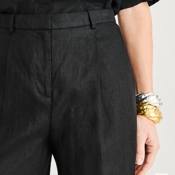 J. Crew Pants - J. CREW Linen Black Pants Size 2